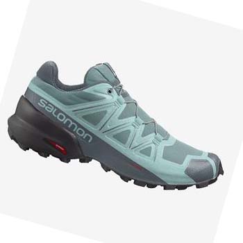 Salomon SPEEDCROSS 5 Trail Futócipő Női Zöld | HU 2882ZUT